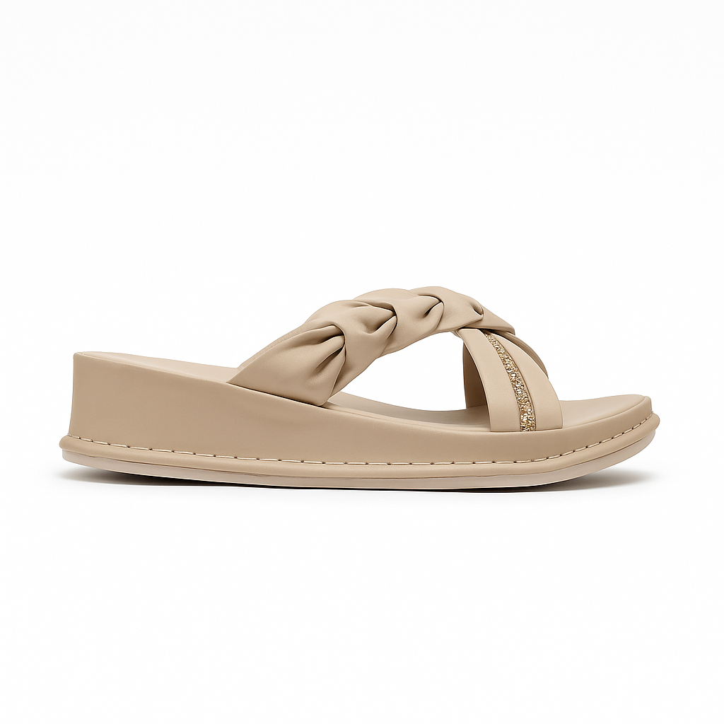 Heelory Ash Gray Sandals HL2 – Minimal Daily Flats