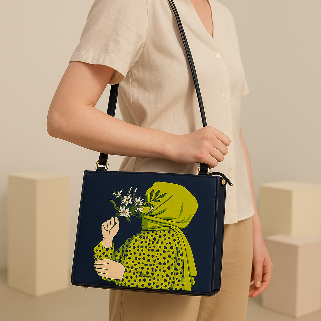 Heelory Blue Hijabi Tote bag – HL1