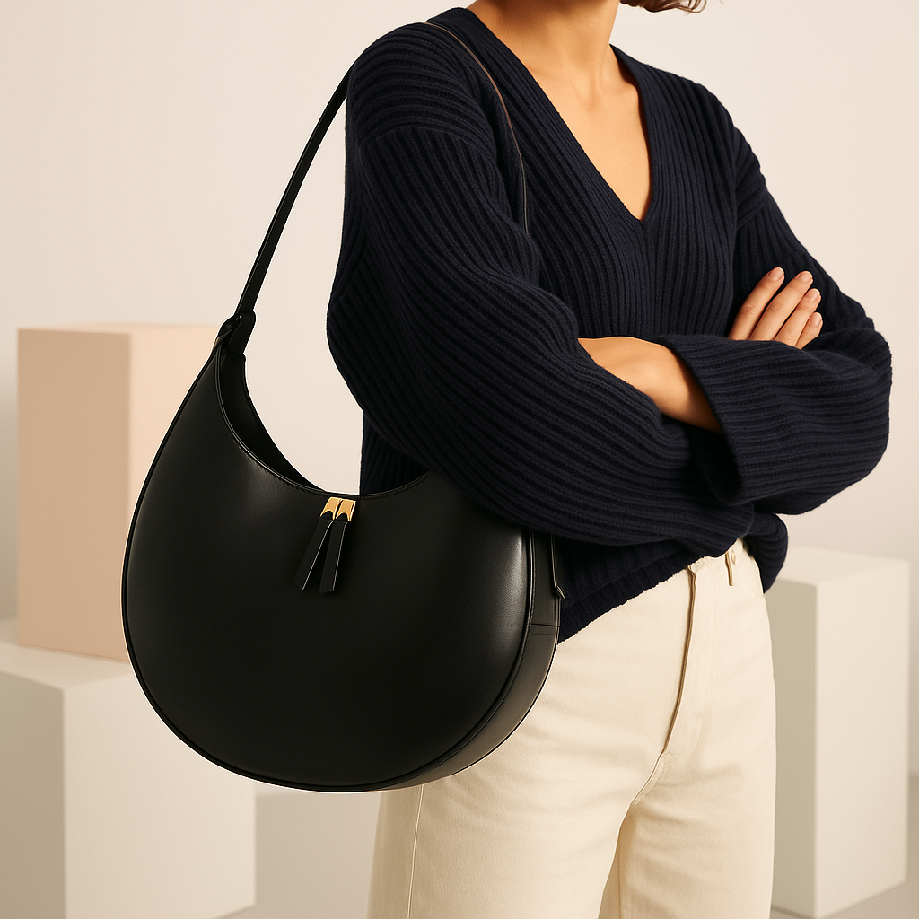 Heelory Claudia Hobo Bag Black – HL9