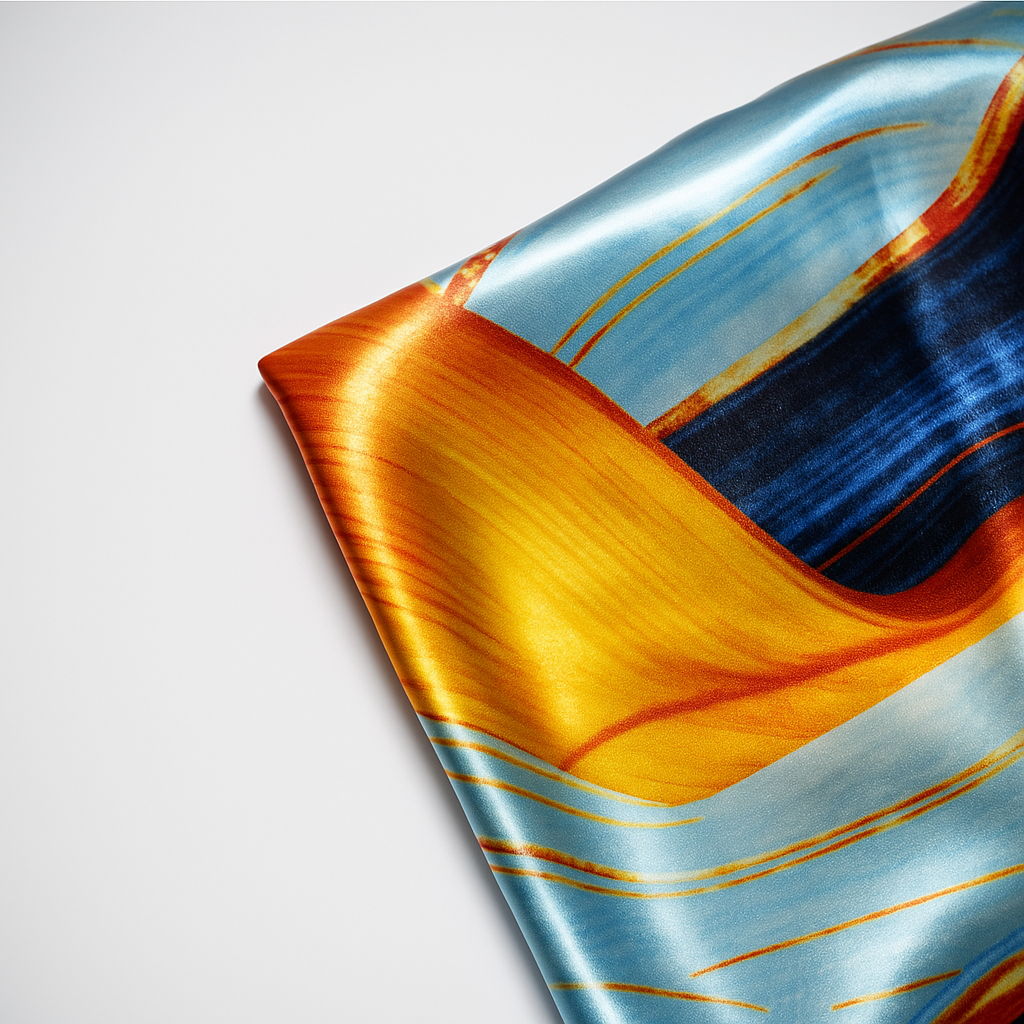 Heelory Orange Silk Scarf – HL5