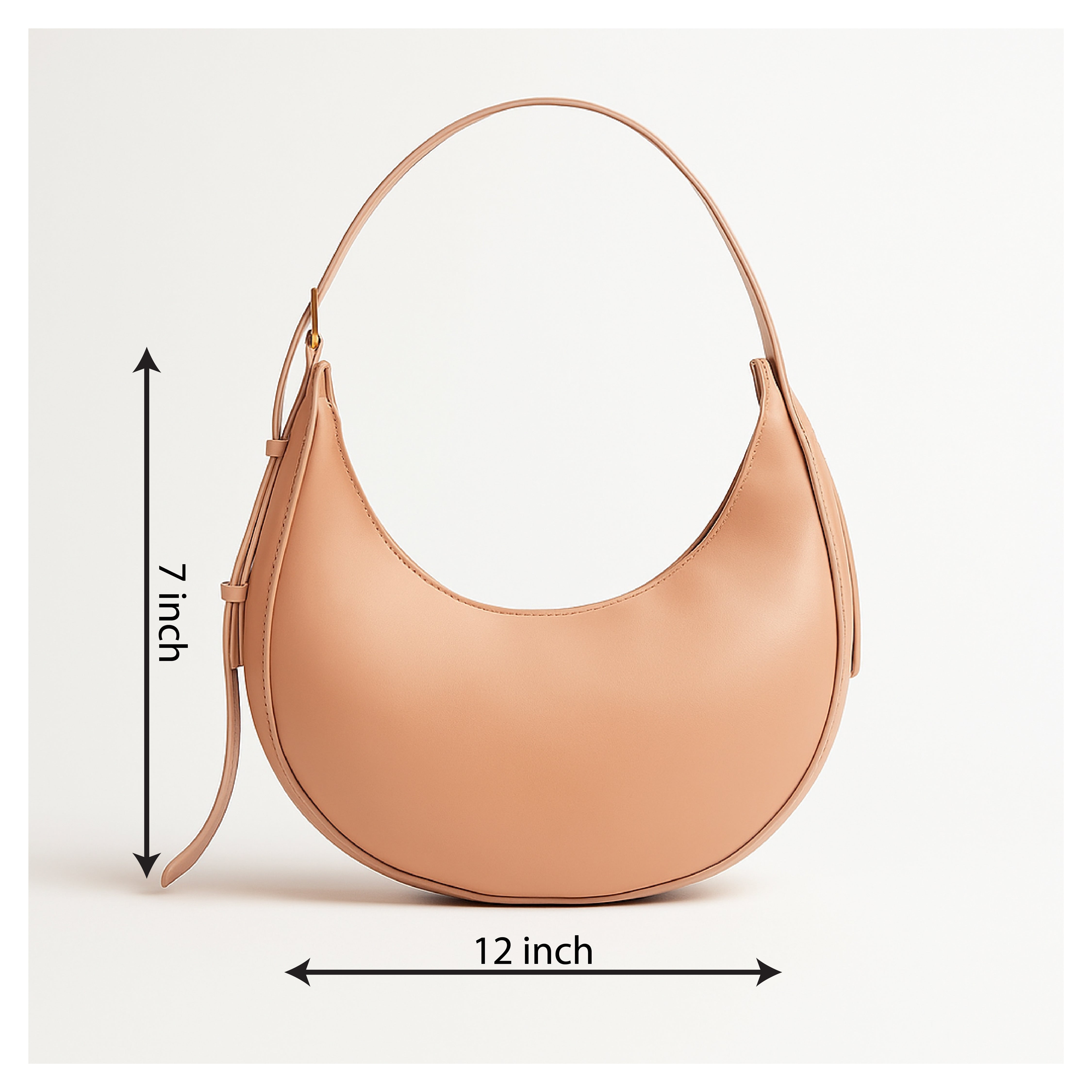 Heelory Claudia Hobo Bag Beige – HL8