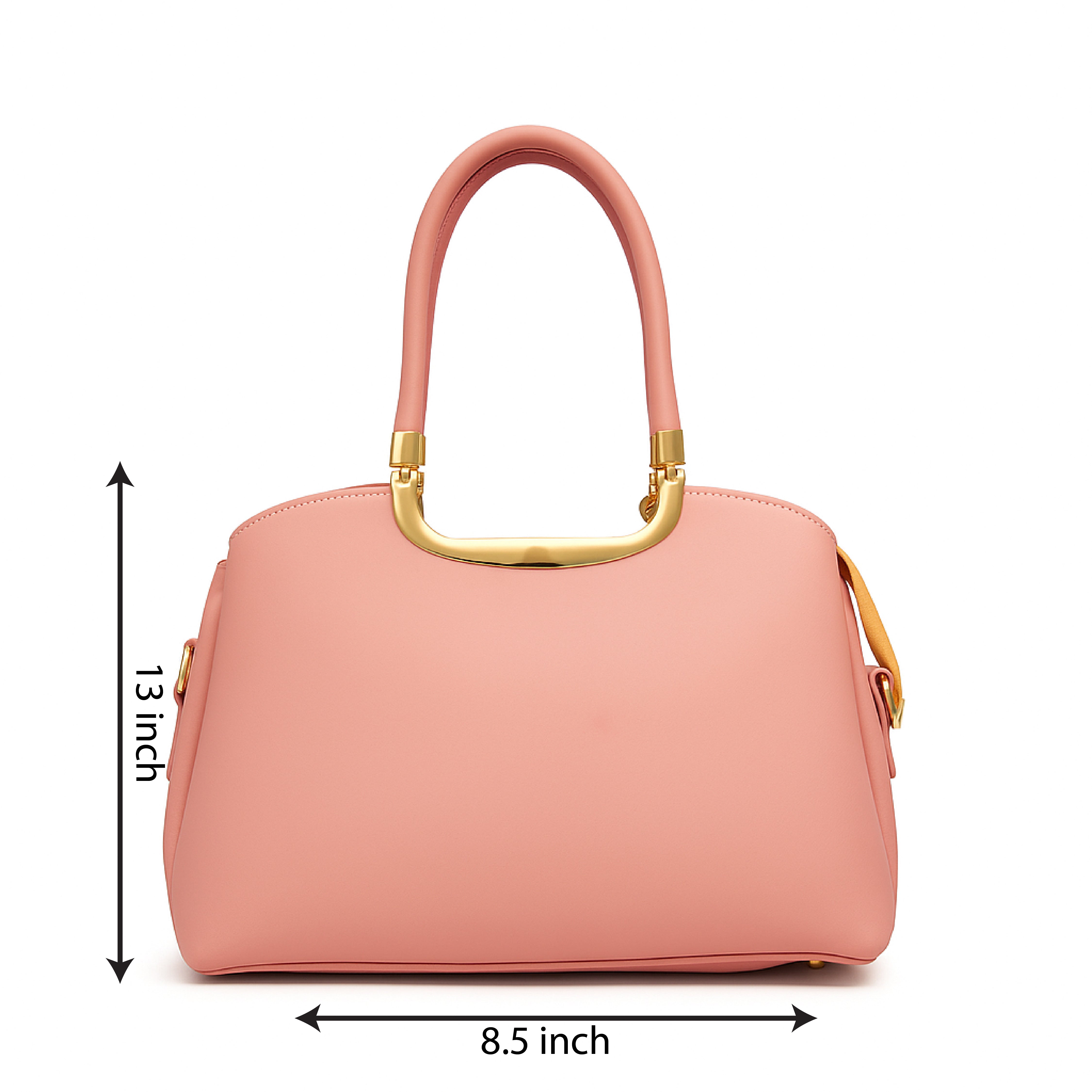 Heelory Pink XL Leather Bag – HL15