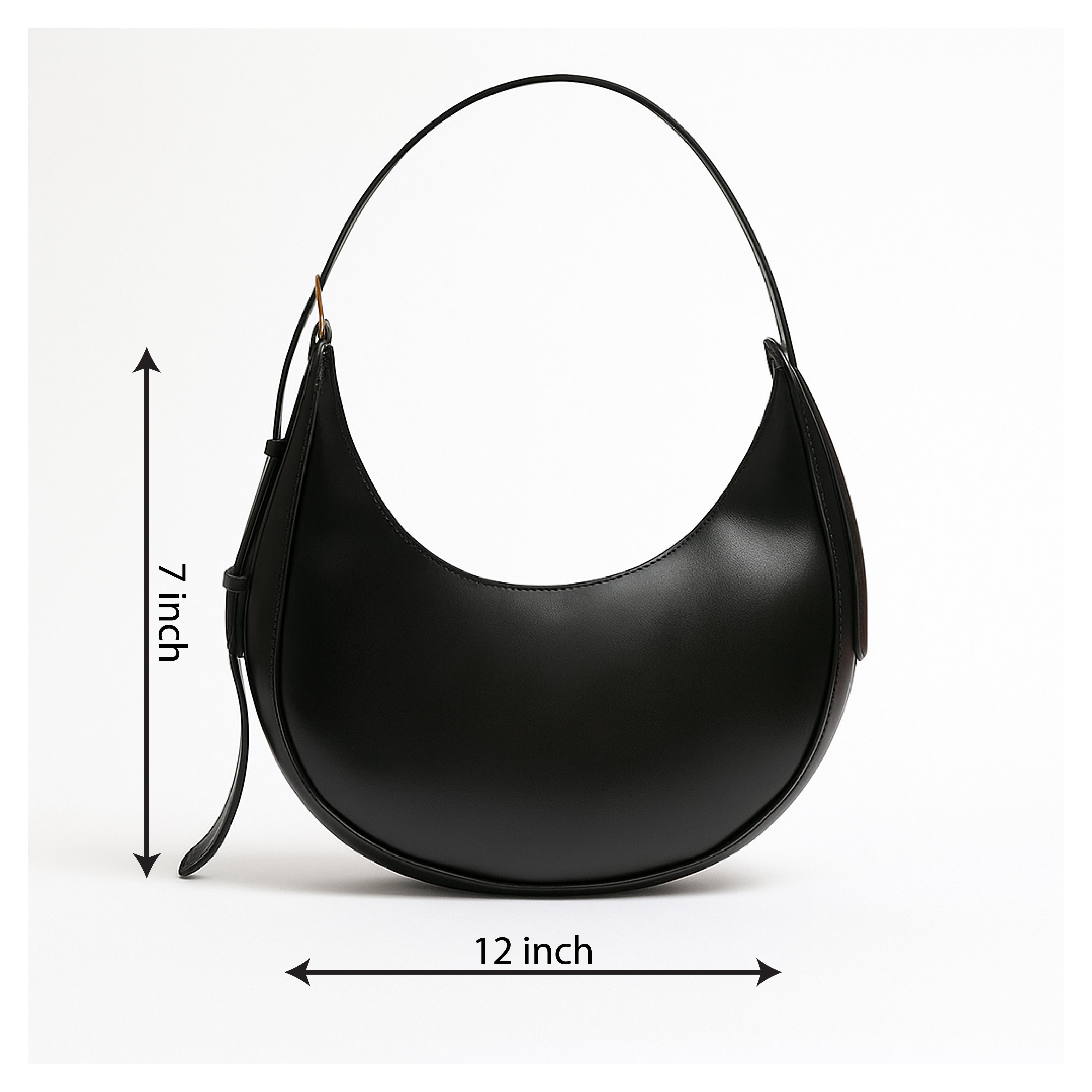 Heelory Claudia Hobo Bag Black – HL9