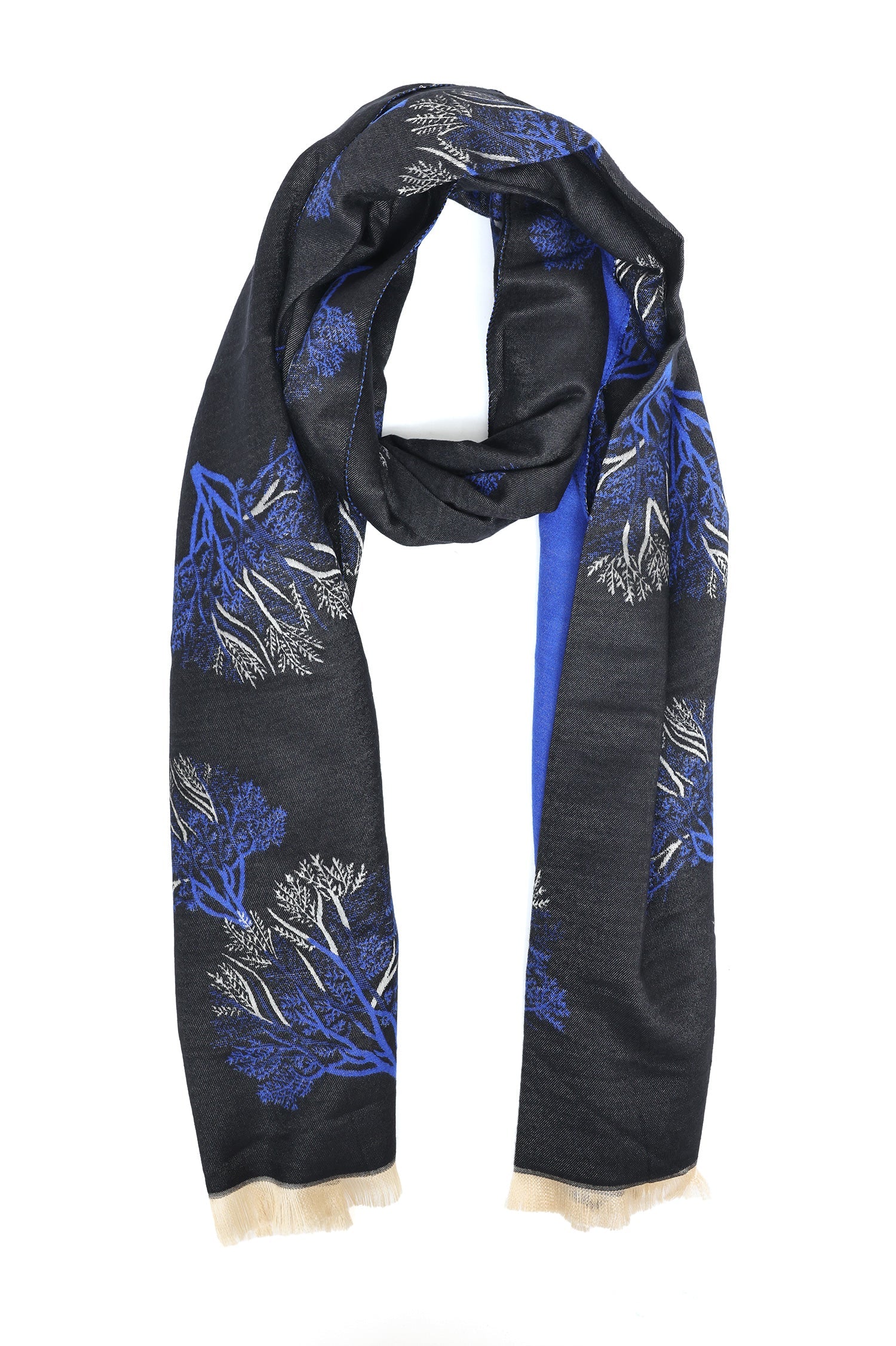 Heelory Blue Premium Cotton Scarf – HL7